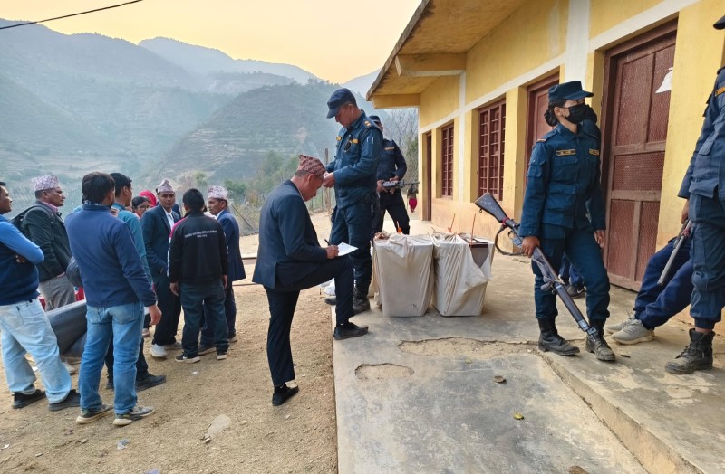 दुर्गाथली गाउँपालिकामा मतदान: १५ हजारभन्दा बढी मतदाता, ३८०२ मत खस्यो